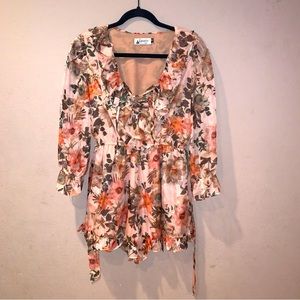 Louvis Floral Romper Size Medium